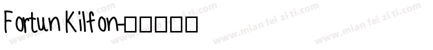 Fortun Kilfon字体转换